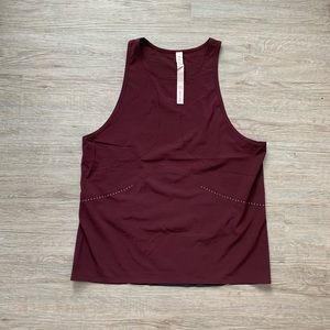 Lululemon maroon tank, size 8